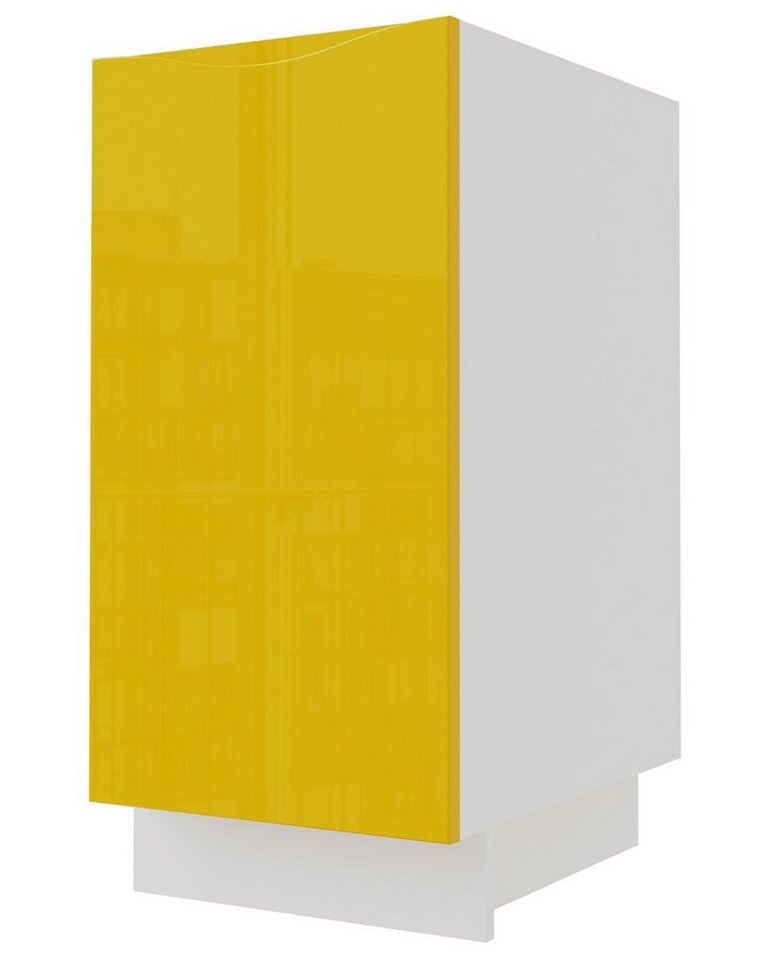 Feldmann-Wohnen Unterschrank Napoli (Napoli, 1-St) 40cm Front-, Korpusfarbe und Ausführung wählbar grifflos 1-türig von Feldmann-Wohnen