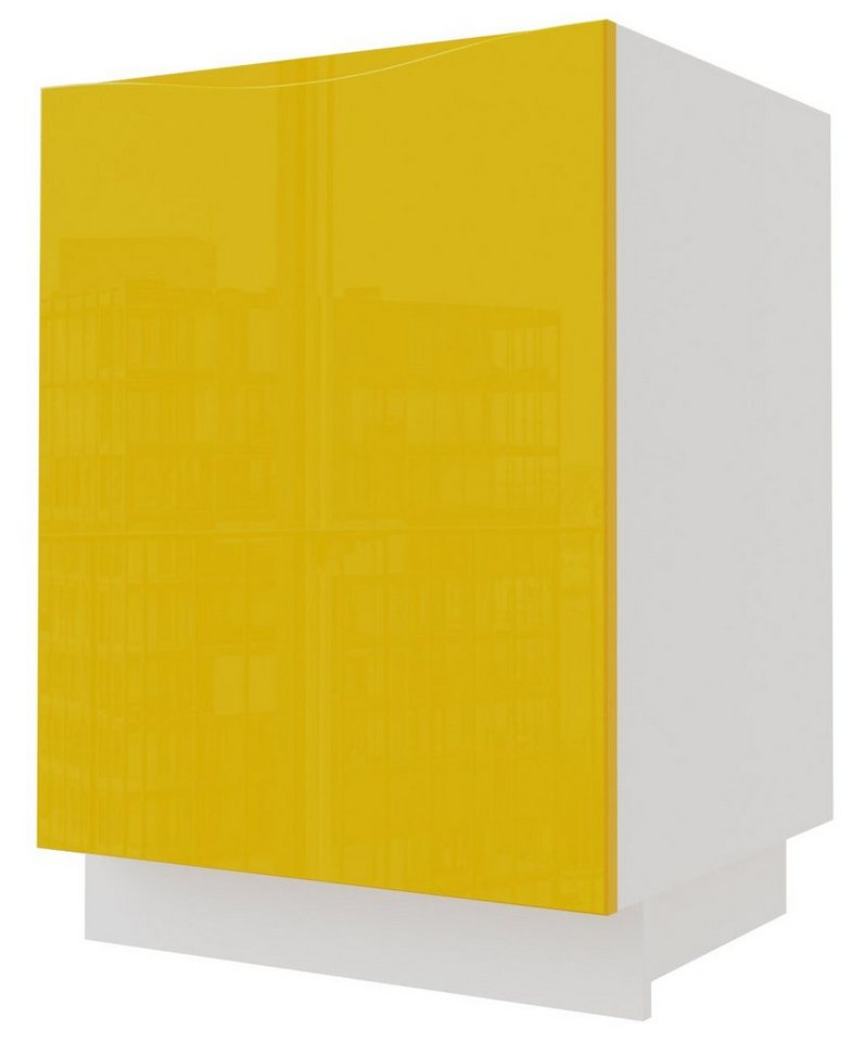 Feldmann-Wohnen Unterschrank Napoli (Napoli, 1-St) 60cm Front-, Korpusfarbe und Ausführung wählbar grifflos 1-türig von Feldmann-Wohnen