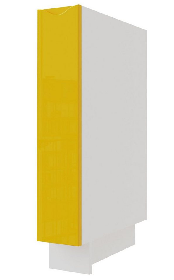 Feldmann-Wohnen Unterschrank Napoli (Napoli, 1-St) Front-, Korpusfarbe & Ausführung wählbar grifflos 1-trg 2 Metallkörbe von Feldmann-Wohnen