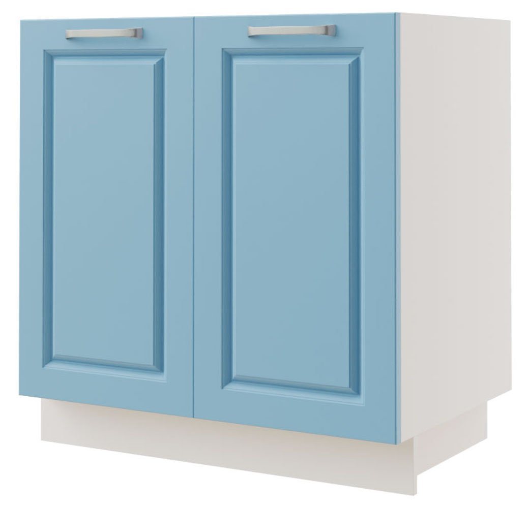 Feldmann-Wohnen Unterschrank Pescara (Pescara, 1-St) 80cm Front- und Korpusfarbe wählbar 2-türig von Feldmann-Wohnen