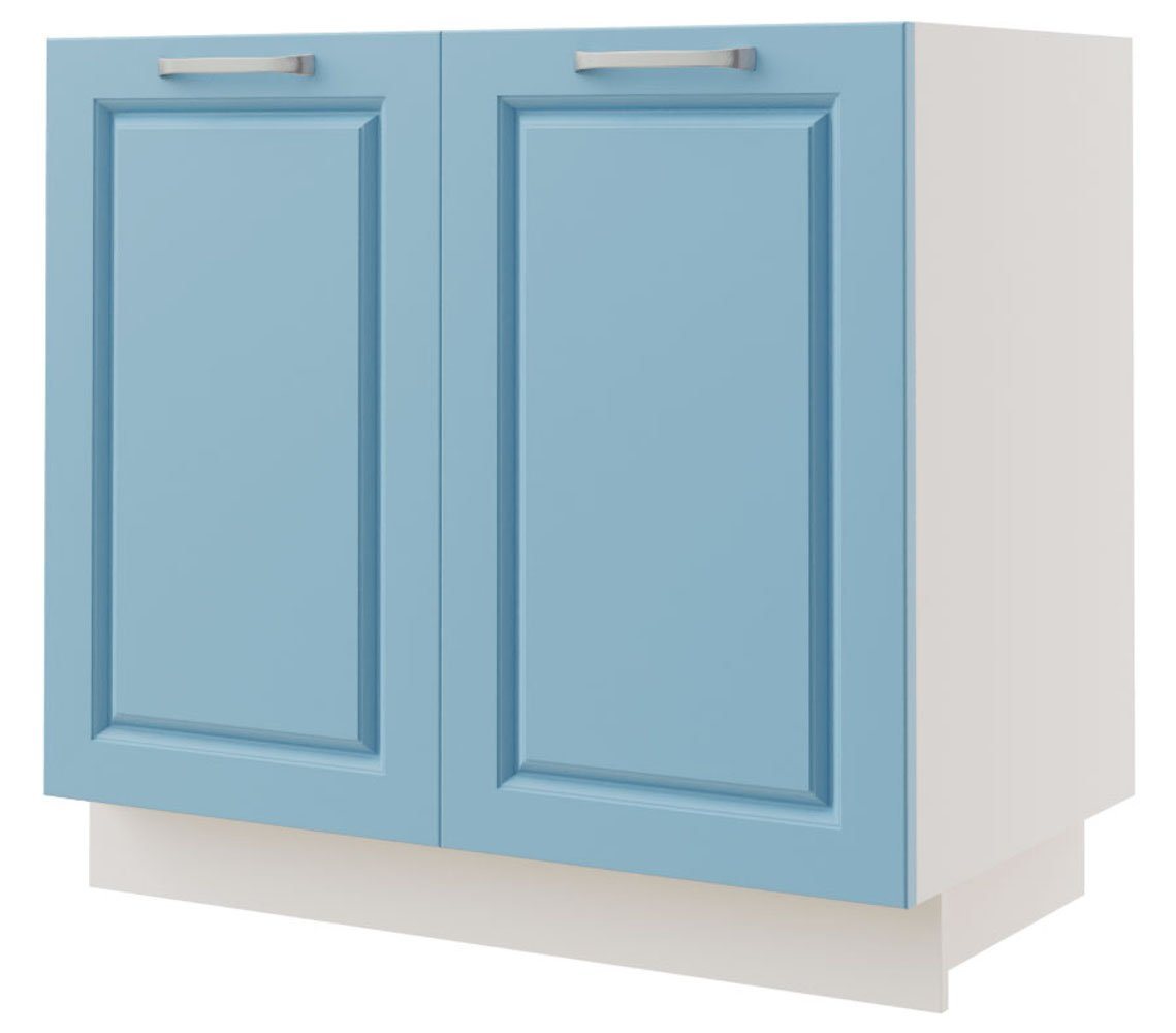 Feldmann-Wohnen Unterschrank Pescara (Pescara, 1-St) 90cm Front- und Korpusfarbe wählbar 2-türig von Feldmann-Wohnen