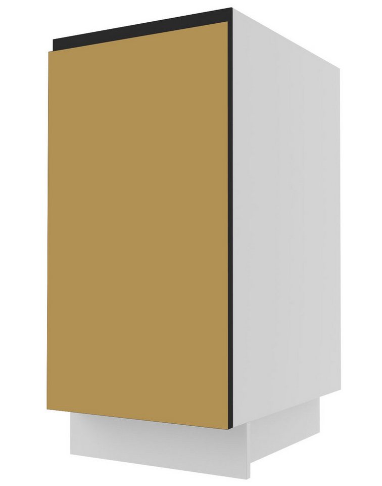 Feldmann-Wohnen Unterschrank Velden (1-St) 40cm Front-, Korpusfarbe und Ausführung wählbar grifflos 1-türig von Feldmann-Wohnen