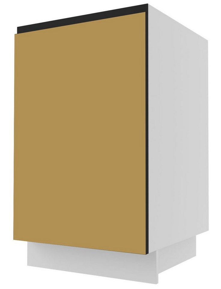 Feldmann-Wohnen Unterschrank Velden (1-St) 50cm Front-, Korpusfarbe und Ausführung wählbar grifflos 1-türig von Feldmann-Wohnen