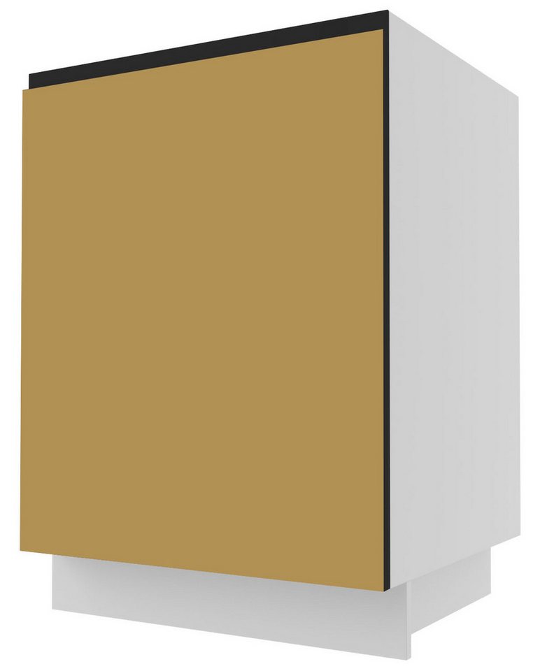 Feldmann-Wohnen Unterschrank Velden (1-St) 60cm Front- und Korpusfarbe wählbar grifflos 1-türig von Feldmann-Wohnen