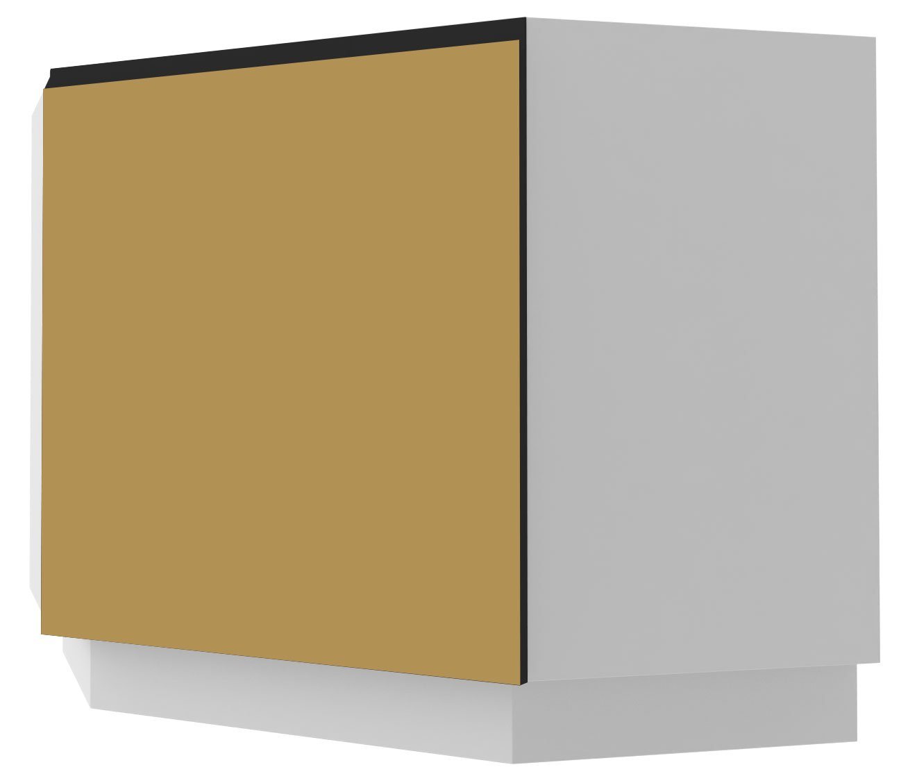 Feldmann-Wohnen Unterschrank Velden (1-St) 84cm Front- & Korpusfarbe wählbar grifflos 1-türig mit Topfkarussell von Feldmann-Wohnen