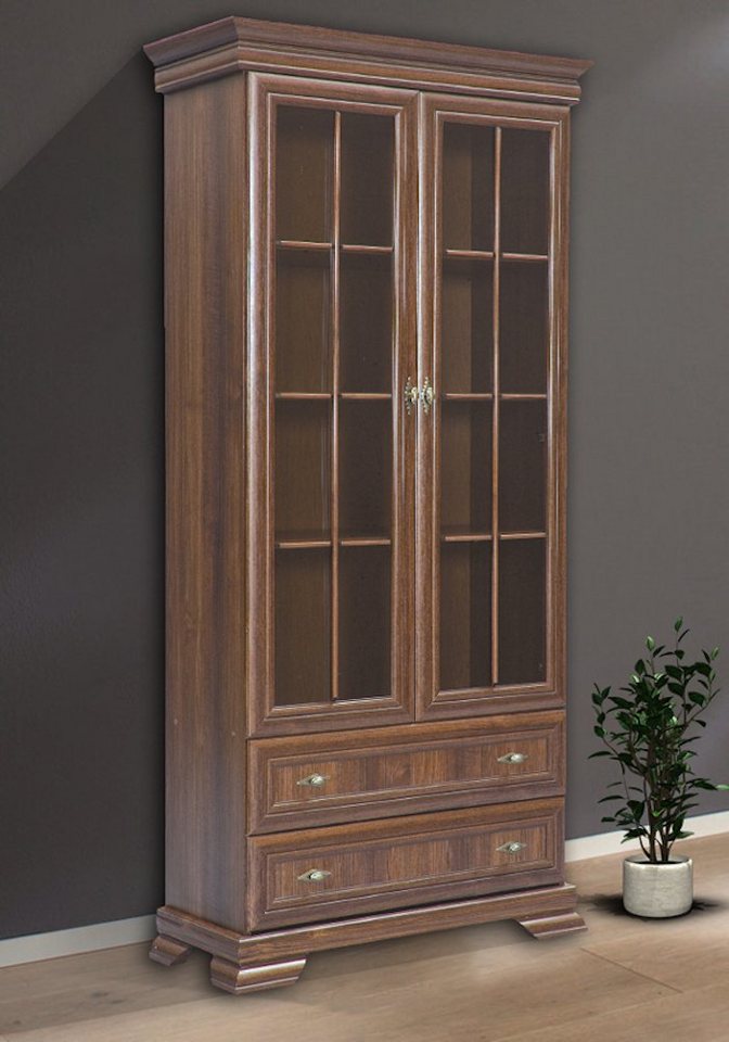 Feldmann-Wohnen Vitrine Kora (2-St) 88cm samoa King rustikal Feldmann-Wohnen Vitrine Kora (2-St) 88cm samoa King rustikal von Feldmann-Wohnen