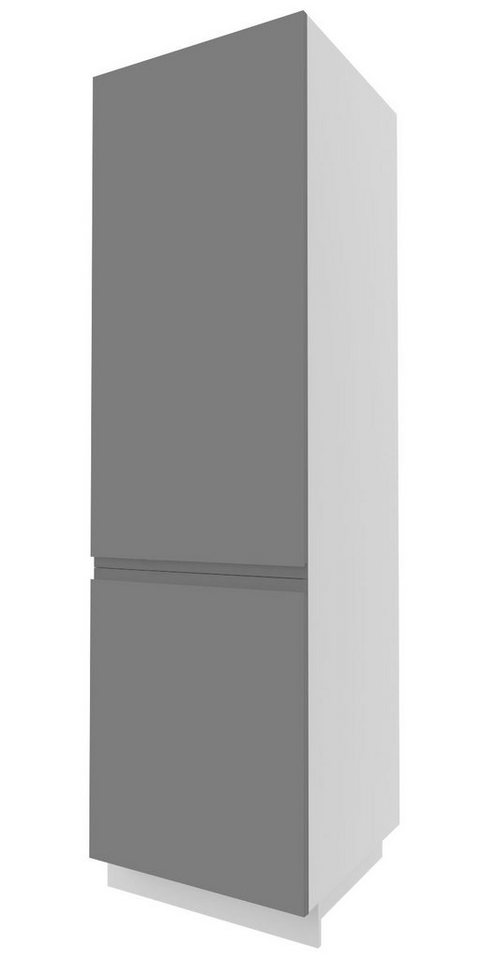 Feldmann-Wohnen Vorratsschrank Avellino (1-St) 60cm Front-, Korpusfarbe & Ausführung wählbar grifflos 2-türig von Feldmann-Wohnen