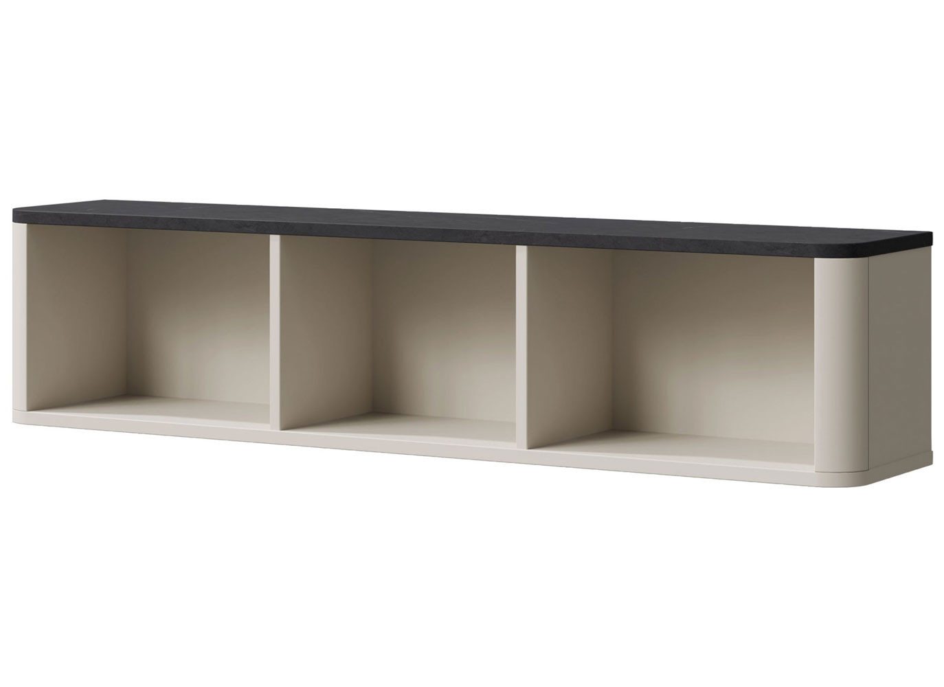 Feldmann-Wohnen Wandboard Marly, 3 offene Fächer 1-tlg., 130x30x25cm Kaschmir / Graustein Feldmann-Wohnen Wandboard Marly, 3 offene Fächer 1-tlg., 130x30x25cm Kaschmir / Graustein von Feldmann-Wohnen