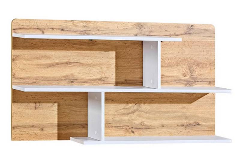 Feldmann-Wohnen Wandregal Arcca, 1-tlg., 110cm Wotan Eiche / weiß Feldmann-Wohnen Wandregal Arcca, 1-tlg., 110cm Wotan Eiche / weiß von Feldmann-Wohnen