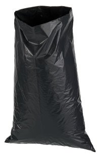 Entsorgungssäcke schwarz 800x1200mm 120 Liter 100mµ 20 Sack pro Rolle von Feldtmann