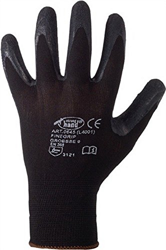 Feldtmann 0520-10H Handschuhe Gr.10, FINEGRIP POLYAMID/Latex,SCHWARZ, 1 von Feldtmann