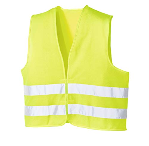 Feldtmann 20-004205 Workwear Warnweste EN471 Polyester Warnschutzweste mit Reflexstreifen, gelb von Feldtmann