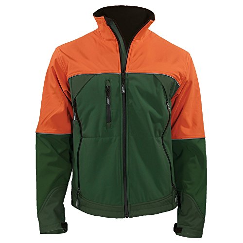 Feldtmann 22756/XL Softshell Jacke Sanddorn Größe XL grün/orange von Feldtmann