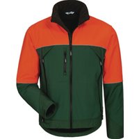 Waldarbeiter-Softshelljacke SANDDORN Gr.M grün/orange ELYSEE von Feldtmann