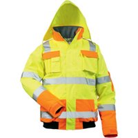Warnschutz-Pilotenjacke Mats Gr. M gelb/orange 100% PES Feldtmann von Feldtmann
