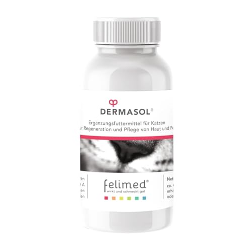 Felimed Dermasol 42 Tabletten für Katzen zur Verbesserung von Fell und Haut von Felimed