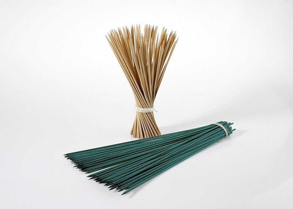 Feliwa Rankhilfe Bambus Splittstäbe 100 St. 70 cm grün Pflanzstäbe von Feliwa