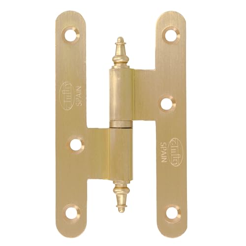 Amig - Unterstützung 5-16 Gold Display | Gummifußhalter Tür in Weiß | Türschließer | Briefeinwurfklappe | Schwerlastwinkel 500mm | Tür Briefschlitz Abdeckung, Bunt von Amig