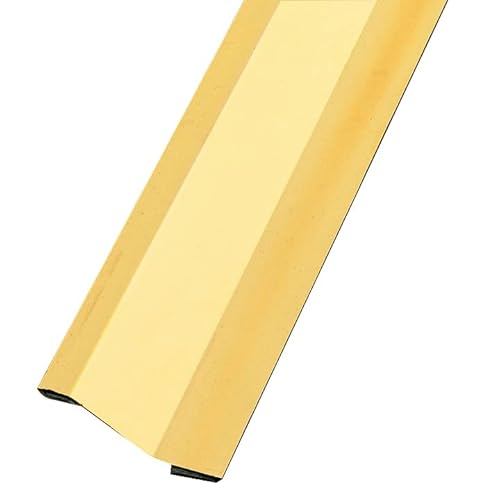 Amig - Bodendichtleiste | Stufenübergangsleiste mit Klebebefestigung | 985 mm für Fugenverkleidungen | Poliert, Lackiert, Messing, 985 MM Amig - Bodendichtleiste | Stufenübergangsleiste mit Klebebefestigung | 985 mm für Fugenverkleidungen | Poliert, Lackiert, Messing, 985 MM von Amig