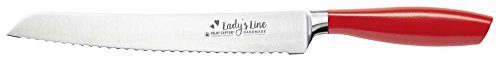 Felix Solingen Lady's Line Red Messer, Stahl, Rot, 35 x 5 x 1 cm von Felix Solingen