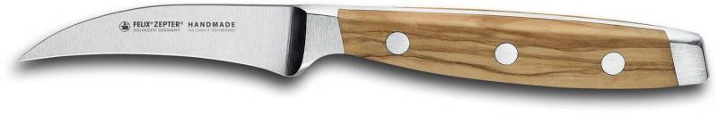 Felix Solingen Schälmesser First Class Wood, Handmade in Solingen, lebenslanger kostenloser Nachschleifservice von Felix Solingen