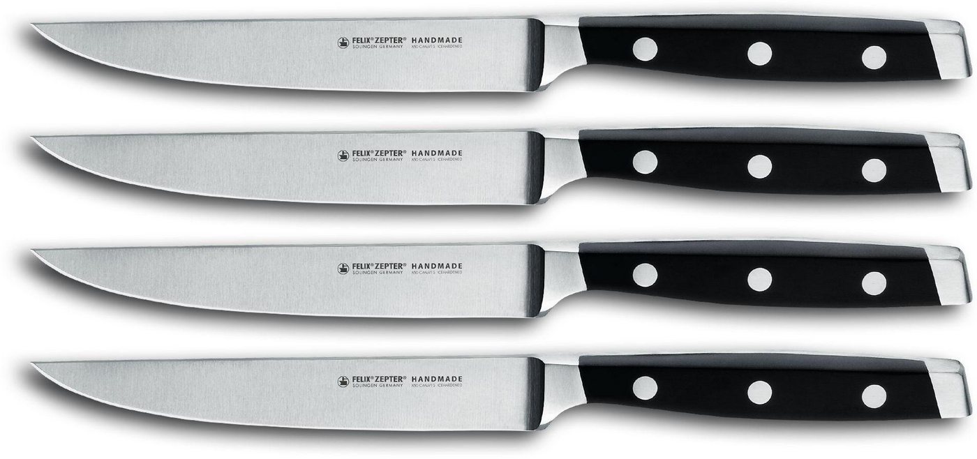 Felix Solingen Steakmesser FIRST CLASS (4 Stück), Vakuum- und eisgehärtet von Felix Solingen