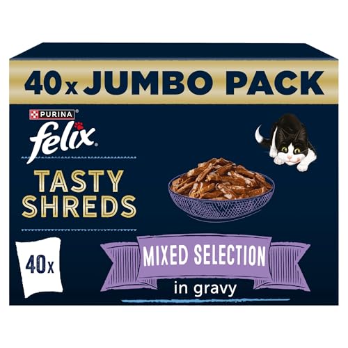 FELIX TASTY SHREDS Mixed Selection in Gravy von Felix