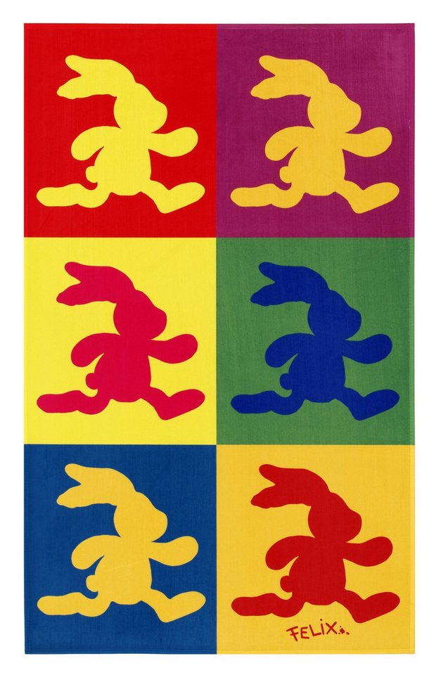 Felix Kinderteppich Felix der Hase 100x160cm, rechteckig von Felix