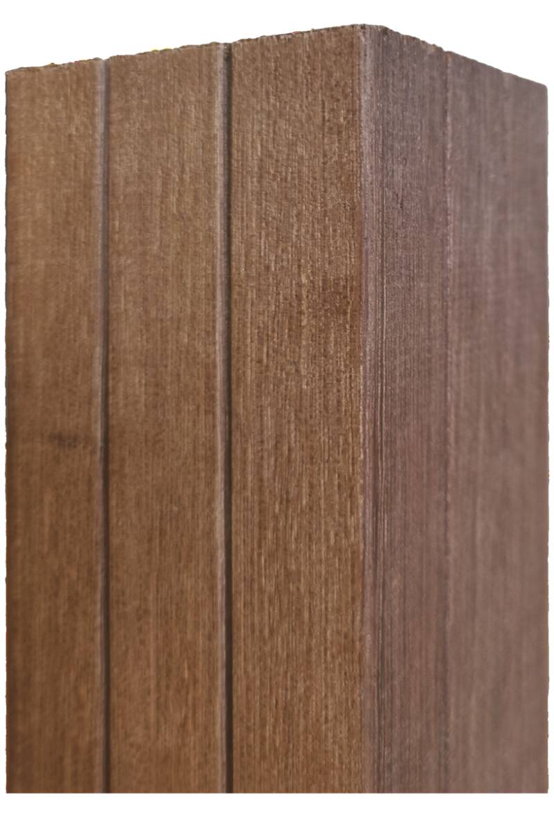 FelixWood® Sichtschutz Pfosten Bangkirai 90x90mm V-Nuten P510 - 2000 mm von FelixWood®