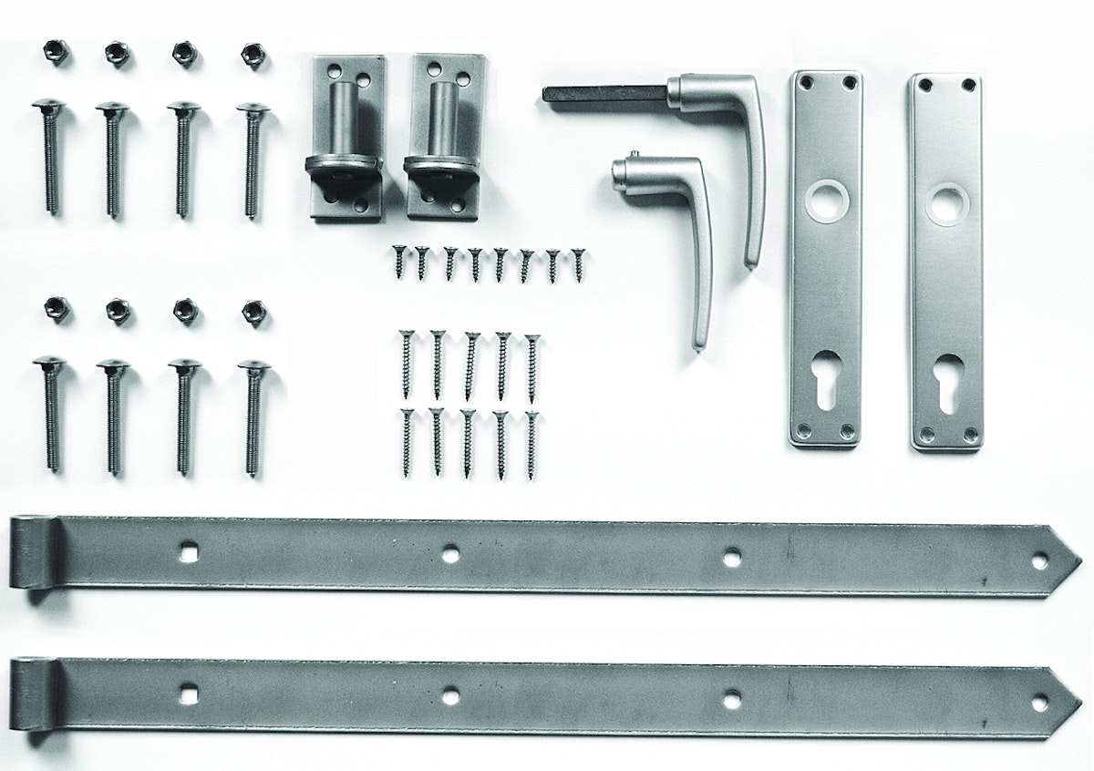 FelixWood® Sichtschutz Torbeschlag-Set für Einzeltore von FelixWood®