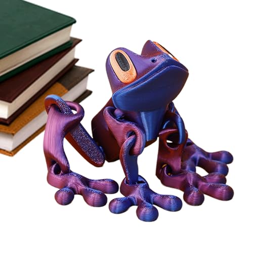 3D Gedruckter Magnetfroschspielzeug, Magnetfroschkühlschrank Magnet Mit ArtikuliertenFugen, Realistische 3D Gedruckte Kühlschrankmagnete, Frösche Modellschmuck Für Kühlschrank, Metallflächen 3D Gedruckter Magnetfroschspielzeug, Magnetfroschkühlschrank Magnet Mit ArtikuliertenFugen, Realistische 3D Gedruckte Kühlschrankmagnete, Frösche Modellschmuck Für Kühlschrank, Metallflächen von Fellflying