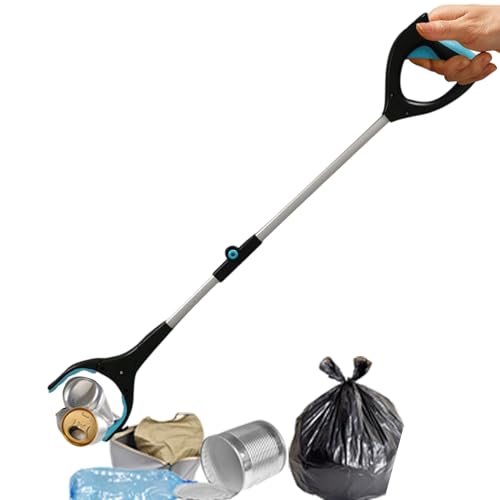 Fellflying Pick Up Stick Greifhilfe | Beleuchtete Faltbare Greifhilfe Für Ältere - Robuste Greifer Für Senioren Damen Herren Haus Garten Outdoor Kleider Müll von Fellflying