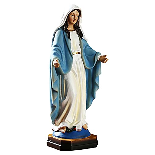 Fellflying Statue der Jungfrau Maria, Figur der Heiligen Maria aus Kunstharz, Dekorative Statue, Für Zuhause, Büro oder Kirche, 22,4 x 7,1 x 7 cm Fellflying Statue der Jungfrau Maria, Figur der Heiligen Maria aus Kunstharz, Dekorative Statue, Für Zuhause, Büro oder Kirche, 22,4 x 7,1 x 7 cm von Fellflying