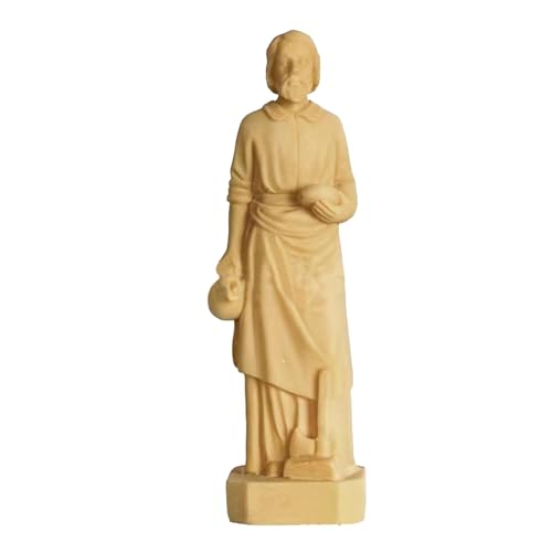 Fellflying Statue des Heiligen Josef Häusern, Statue des Heiligen Josef Hausfiguren, Figur Aus Kunstharz Zum Schutz des Hauses, Schreibtischdekoration des Heiligen Josef, 8 cm H von Fellflying