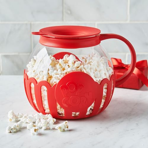 Mikrowellen-Popcorn-Popcorn-Maschine, Der Pop-Pot, Schüssel Aus Borosilikatglas Für Die Mikrowelle Und BPA-freie Popcorn-Schüssel Für Partys Und Filmabende, Spülmaschinenfest von Fellflying