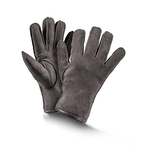 Fellhof Fingerhandschuhe Basic (grau, 9) von Fellhof