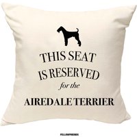 Airedale Terrier Kissen, Hundekissen, Bezug Baumwolle Leinwand Druck, Hundeliebhaber Geschenk Für Sie 40 X 50 178 von FellowFriendsCo