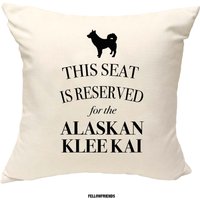 Alaska Klee Kai Kissen, Hundekissen, Klee Bezug Baumwolle Leinwand Druck, Hundeliebhaber Geschenk Für Sie 40 X 50 208 von FellowFriendsCo