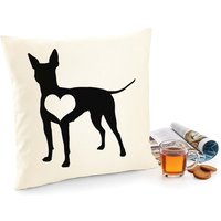 American Hairless Terrier Kissen, Hunde Kissenbezug Baumwolle Leinwand Druck, Hundeliebhaber Geschenk 40x40 50x50 225 von FellowFriendsCo