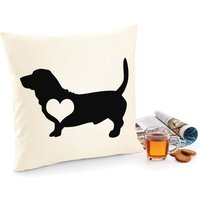 Basset Hundekissen, Hahnenhundkissen, Bezug Baumwolle Leinwanddruck, Hundeliebhaber Geschenk Für Sie 40 X 50 180 von FellowFriendsCo