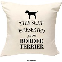 Border Terrier Kissen, Hundekissen, Bezug Baumwolle Leinwanddruck, Hundeliebhaber Geschenk Für Sie 40 X 50 189 von FellowFriendsCo