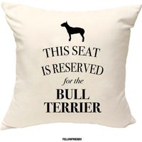 Bull Terrier Kissen, Hundekissen, Bullterrier Bezug Baumwolle Leinwanddruck, Hundeliebhaber Geschenk Für Sie 40 X 50 193 von FellowFriendsCo