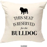 Bulldogge Kissen, Hundekissen, Bezug Baumwolle Leinwanddruck, Hundeliebhaber Geschenk Für Sie 40 X 50 194 von FellowFriendsCo