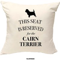 Cairn Terrier Kissen, Hundekissen, Bezug Baumwolle Leinwanddruck, Hundeliebhaber Geschenk Für Sie 40 X 50 196 von FellowFriendsCo