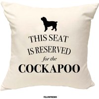 Cockapoo Kissen, Hundekissen, Cockapoo Bezug Baumwolle Leinwanddruck, Hundeliebhaber Geschenk Für Sie 40 X 50 201 von FellowFriendsCo