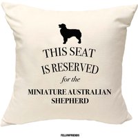 Miniatur Australian Shepherd Kissen, Hundekissen, Hirten Kissen, Bezug Baumwolle Leinwanddruck, Geschenk Für Hundeliebhaber 40x40 50x50 166 von FellowFriendsCo