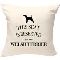 Welsh Terrier Kissen, Hundekissen, Bezug Baumwolle Leinwand Druck, Hundeliebhaber Geschenk Für Sie 40x40 50x50 154 von FellowFriendsCo