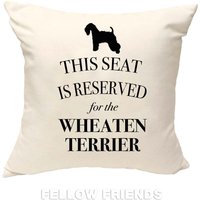 Wheaten Terrier Kissen, Bezug Baumwolle Leinwanddruck, Hundeliebhaber Geschenk Für Sie 40 X 50 215 von FellowFriendsCo