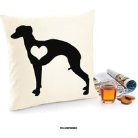 Whippet Kissen, Hundekissen, Whippetkissen, Bezug Baumwolle Leinwanddruck, Hundeliebhaber Geschenk Für Sie 40x40 50x50 152 von FellowFriendsCo