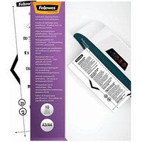 10 Fellowes Reinigungsblätter für Laminiergeräte glänzend für diverse Formate bis A3 von Fellowes
